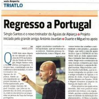 Sérgio Santos novo treinador dos Águias