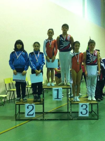 Pódio Iniciados Femeninos