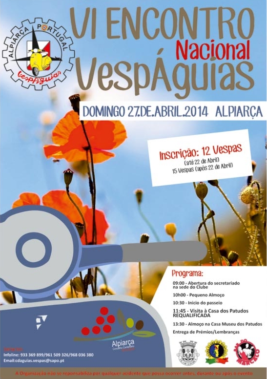 Cartaz VI Encontro Nacional Vespáguias