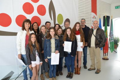 Equipa Juvenil Feminina: Catarina Marques, Lara Lopes, Maria Catela e Raquel Aguiar