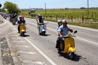 Encontro Vespáguias 2014 - Passeio na Leziria