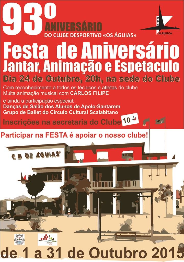 Cartaz da Festa de Aniversário