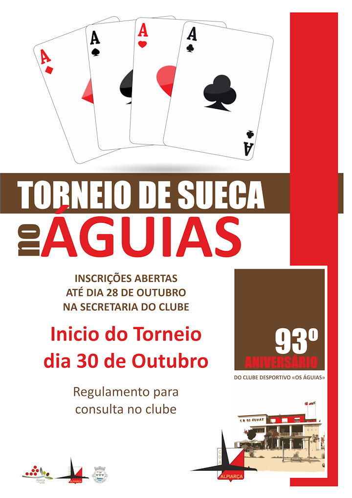 Cartaz Torneio de Sueca