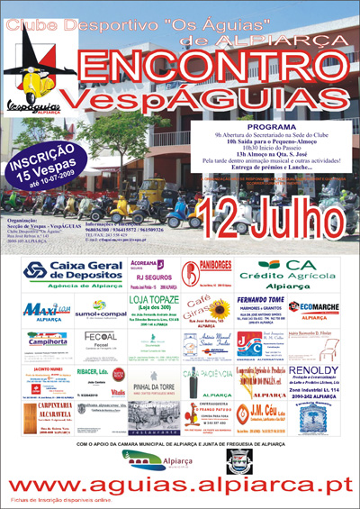 1º Encontro de Vespistas em Alpiarça