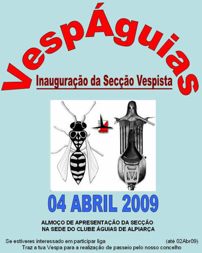 Cartaz Inauguracao Vespáguias