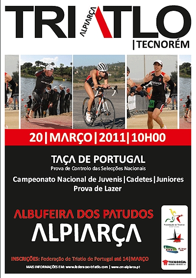 Cartaz Triatlo de Alpiarça 2011