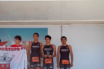Triatlo de Aveiro 2010 - Pódio Juvenis Masculinos